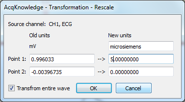 Transform > Rescale dialog box