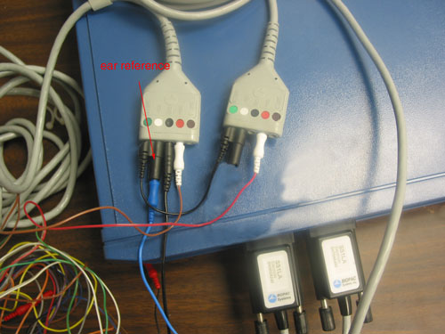 MP36 EEG setup