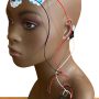 EEG100D amp with EEG leads and electrodes