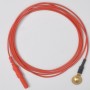Gold Cup Electrode Red Reusable