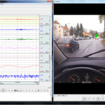 BioNomadix Logger data with video from eye tracker