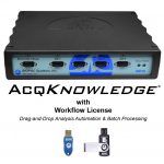 4-channel DAQ with AcqKnowledge and Workflow License