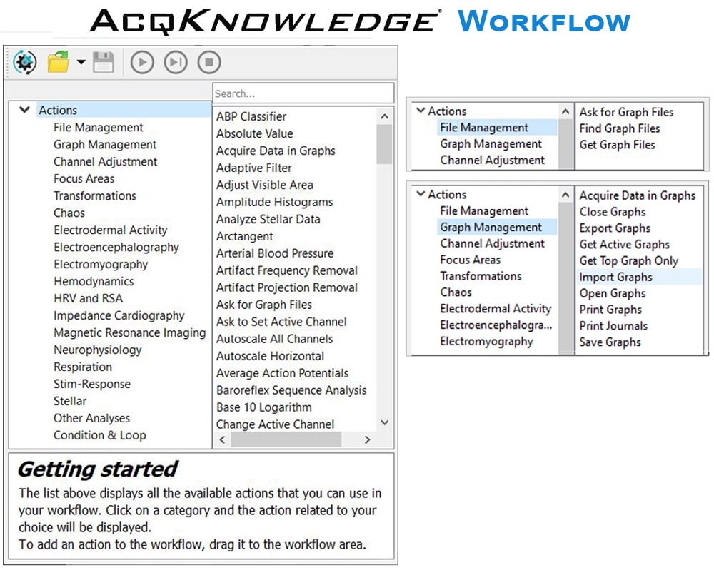 BIOPAC Workflow License for AcqKnowledge