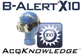 B-Alert X10 EEG System with AcqKnowledge
